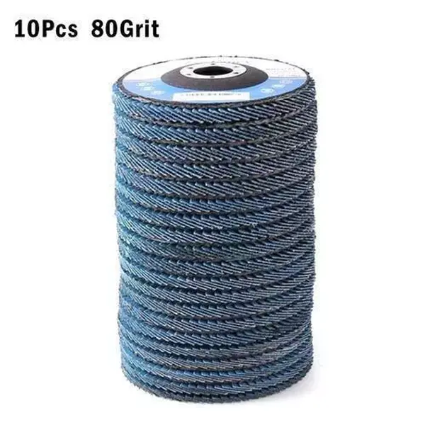 10x FLAP GRINDING SANDING DISCS 115mm 4.5" 40 60 80 120 GRIT ANGLE WHEEL UK 0