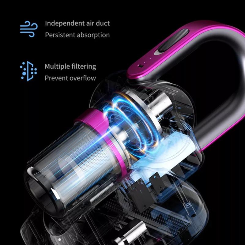 Product Introduction of Vacuum Cleaner, Stick Vacuum, Handheld Vacuum – Cordless Stick Vacuum for Carpet & Floor Cleaning, Powerful Suction for Pet Hair Removal, Lightweight Rechargeable Vacuum for Home & Car – Spring Cleaning Gift, Mother’s Day Gift, Christmas Cleaning Gadget 3