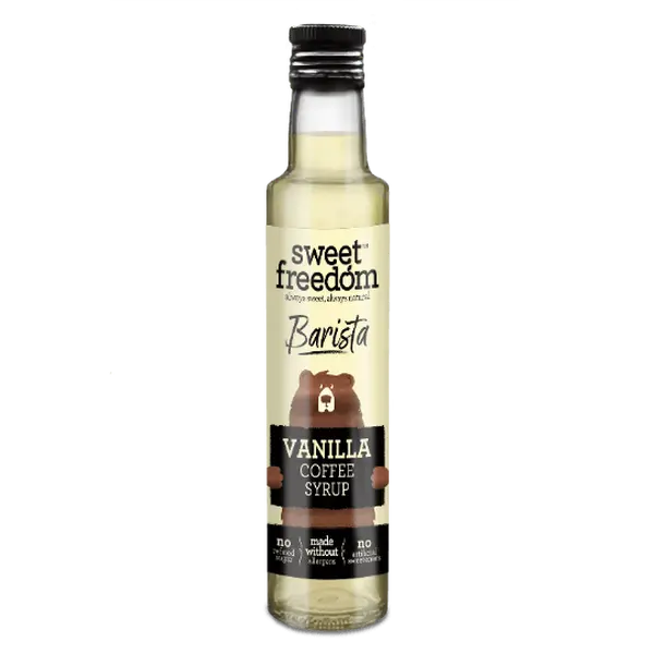 Barista Vanilla Syrup 250ml in Glass Bottle