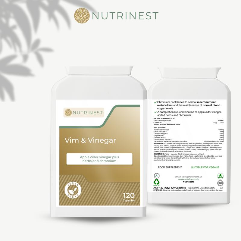 Vim & Vinegar Apple Cider Vinegar Complex with Herbs – Weight Management & Digestive Support 1