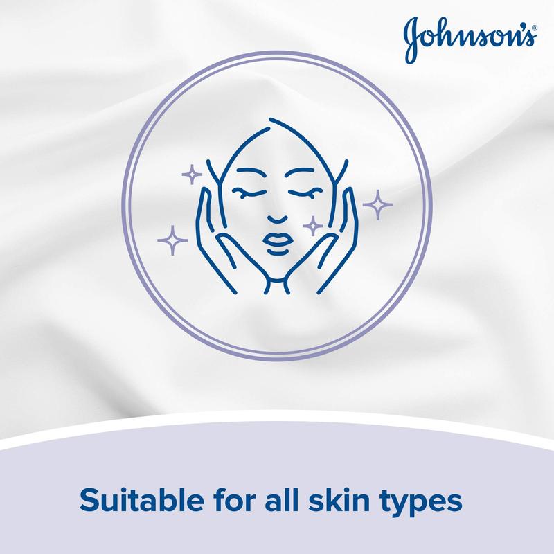 Johnson's Face Care Makeup Be Gone Pampering Wipes (6 x Packs of 25) 5