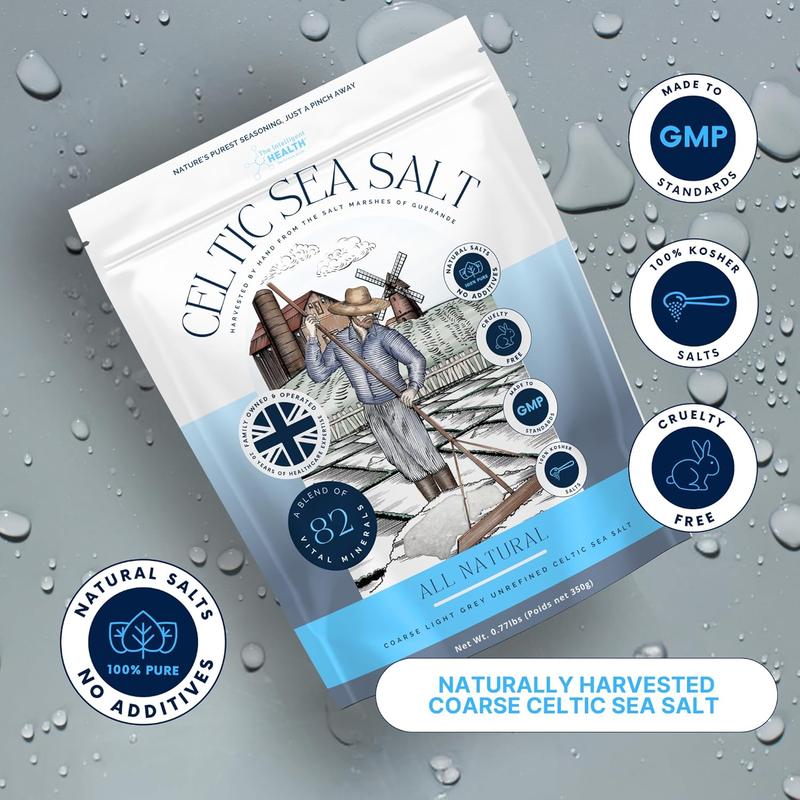 Celtic Sea Salt 350g – Unrefined, Mineral-Rich, Hand-Harvested from France, Pure, Kosher & Organic 2