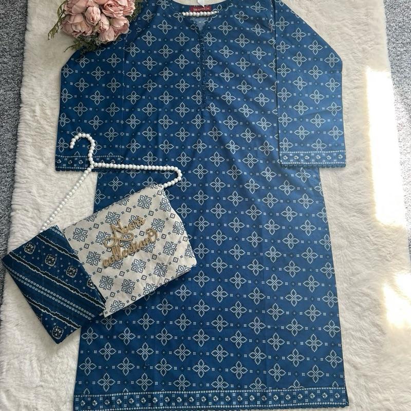 Bin Saeed 3 piece Summer Dress For Women - Available in Sizes M to 3xl Pakistani suits Casual wear.. 1