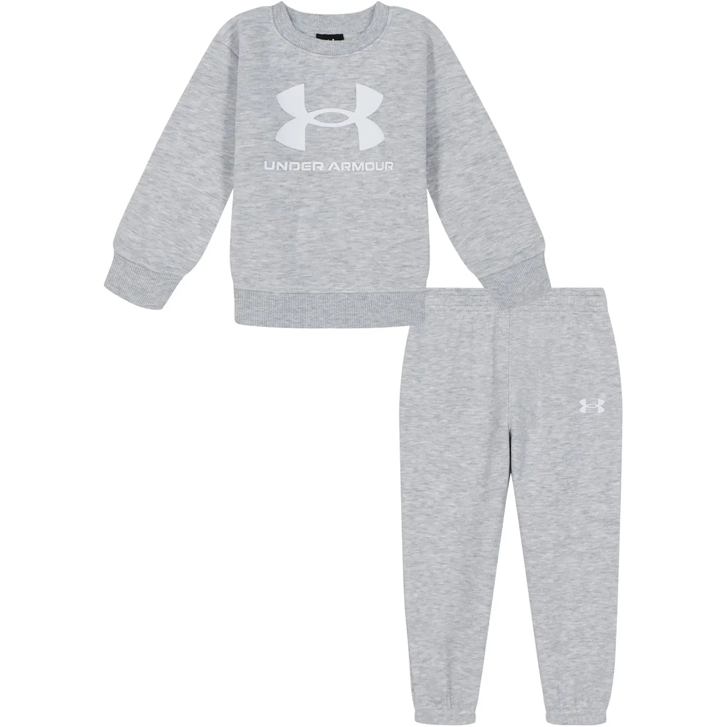 Under Armour Boys Big Logo Set Infant Fleece Tracksuit Sports Casual