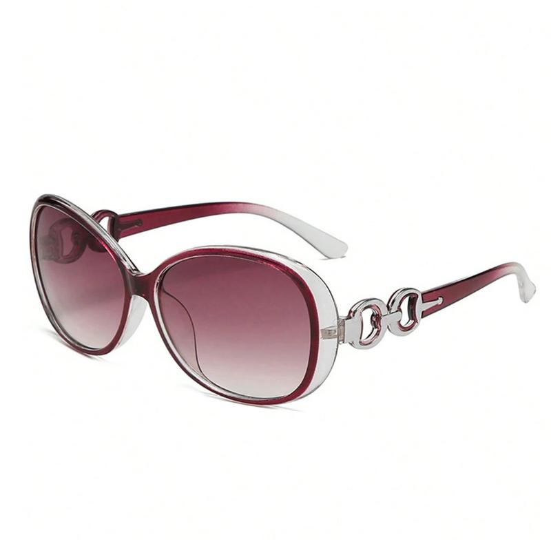 1pc Fashion Eyewear – Oversized Round Frame Glasses for Women 3
