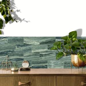Marble Pattern Wall Tile Sticker, 16/32pcs Waterproof & Moisture Resistant Self-adhesive Wall Sticker, Easy To Clean Wall Decal for Kitchen, Decoration Items Interior