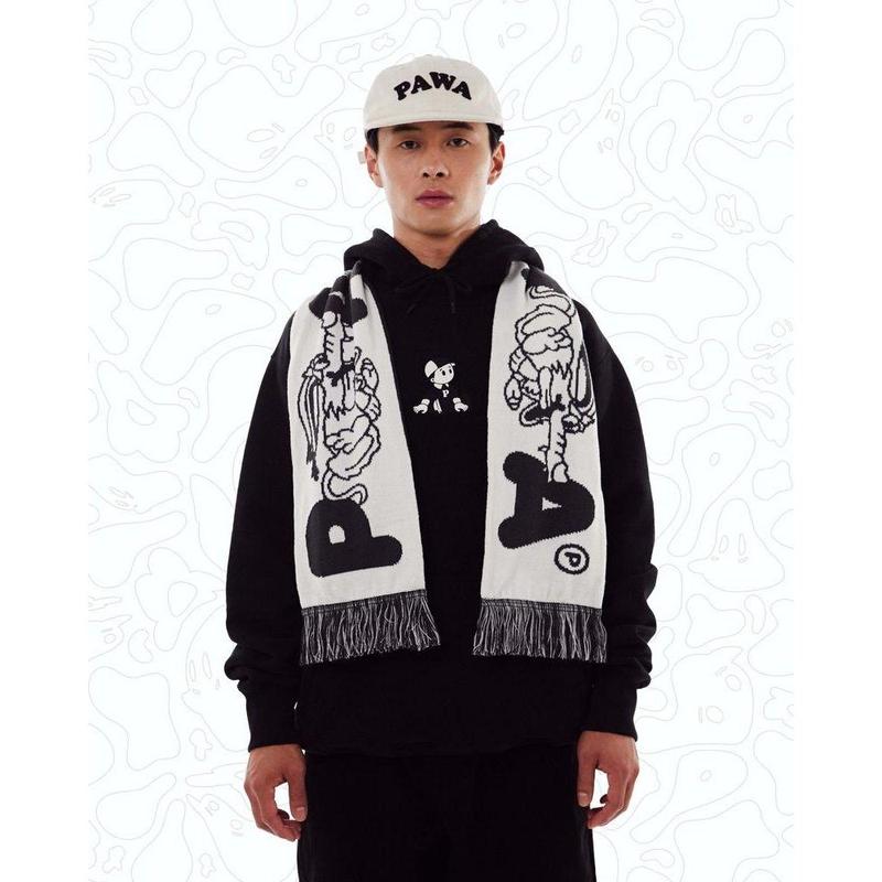 DOGGO SCARF - BLACK/WHITE 1