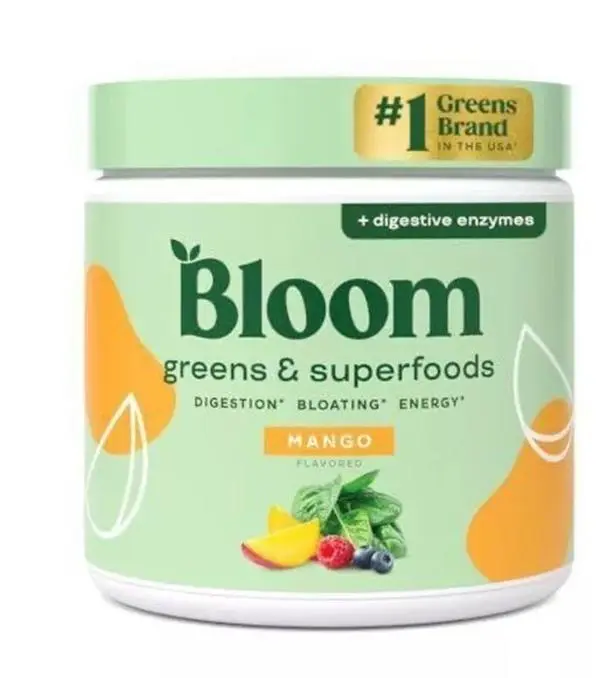 Bloom Nutrition Super Greens Powder Smoothie & Juice Mix - Probiotics for Digest