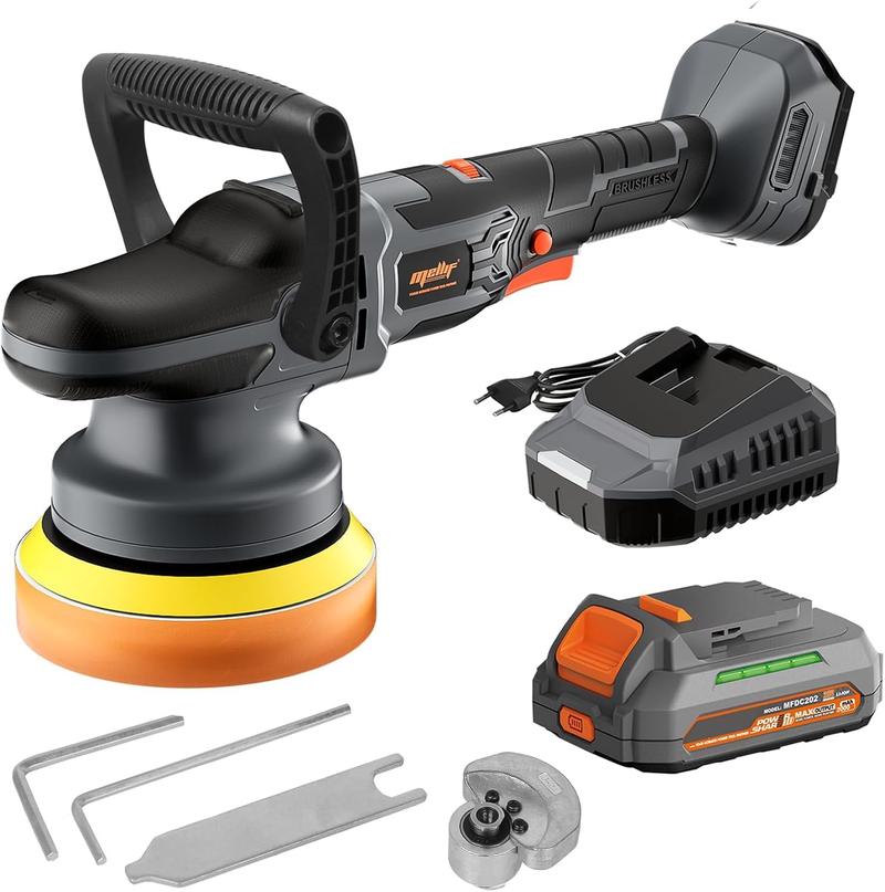 Product Introduction of Cordless DA Buffer Polisher Compatible with Dewalt 20V Battery 1