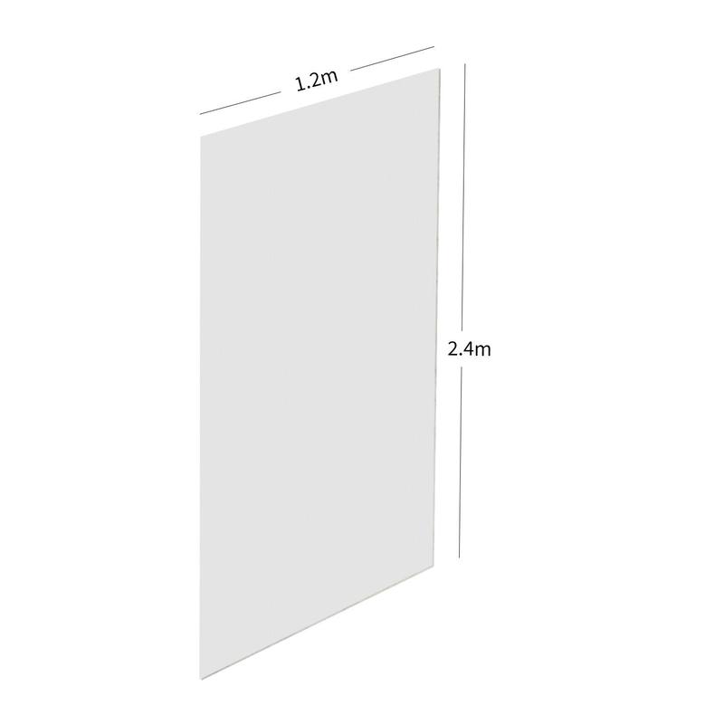 Modern PVC Waterproof Shower Panel 1000mm x 2400mm x 10mm Gloss White Shimmer 1