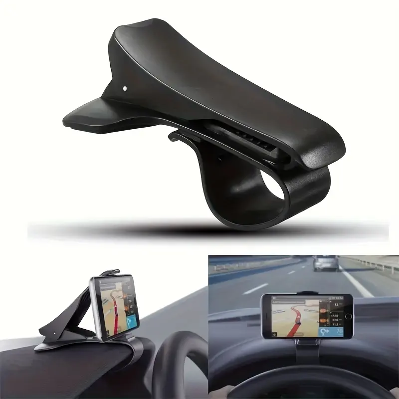 Car dashboard mobile phone holder 60 degree rotating navigation bracket 5