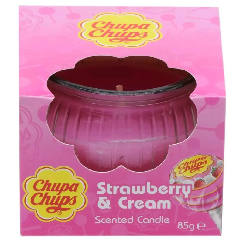 Chupa Chups Scented Boxed Candle 85g All Scents Available ~ Sweets Inspired Household Fragrance Pack (Choose Your Scent) Suitable For Use As Decoration or As A Room Air Freshener With Long Lasting Burn Time Giving The Room A Sweet And Refreshing Smell 3