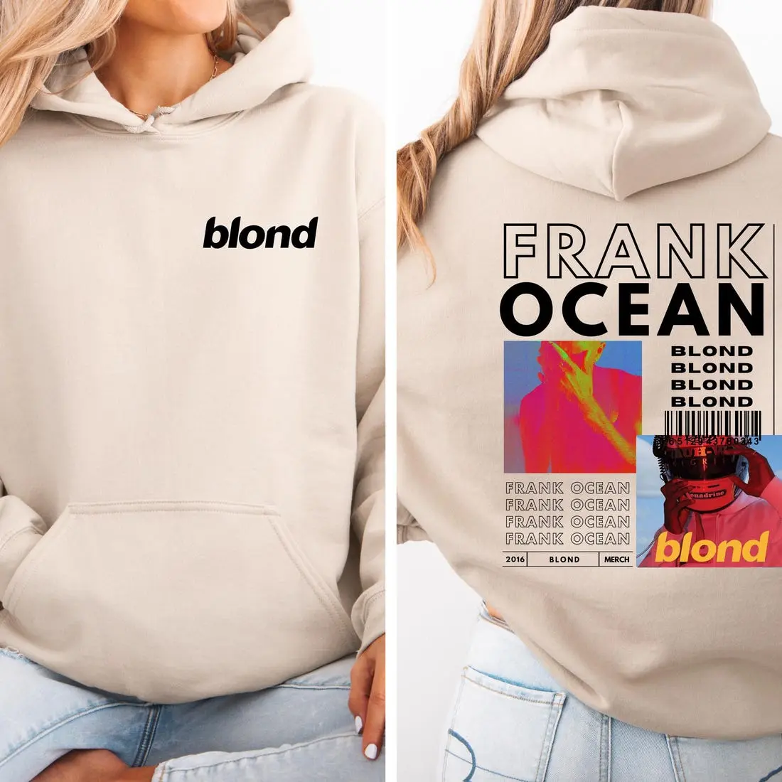 Frank Ocean BLOND POSTER hoodie | blond album | blonded | music gift | cool gift ideas | Trends Exclusive | y2k | soft hoodie