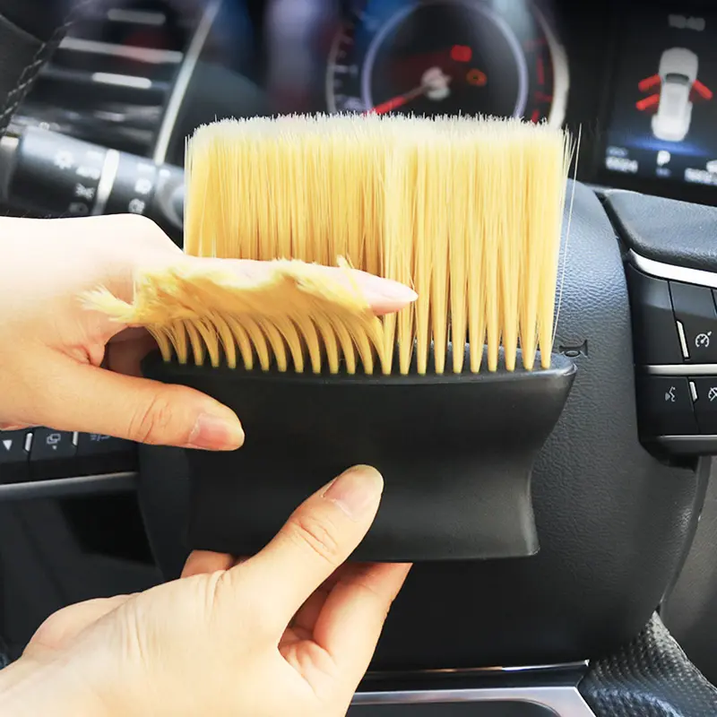 1 PCSDust Removal Brush Air Conditioning Outlet Car Wash Dust Collector Large Brush with Good Elasticity Cleaning Accessories 1