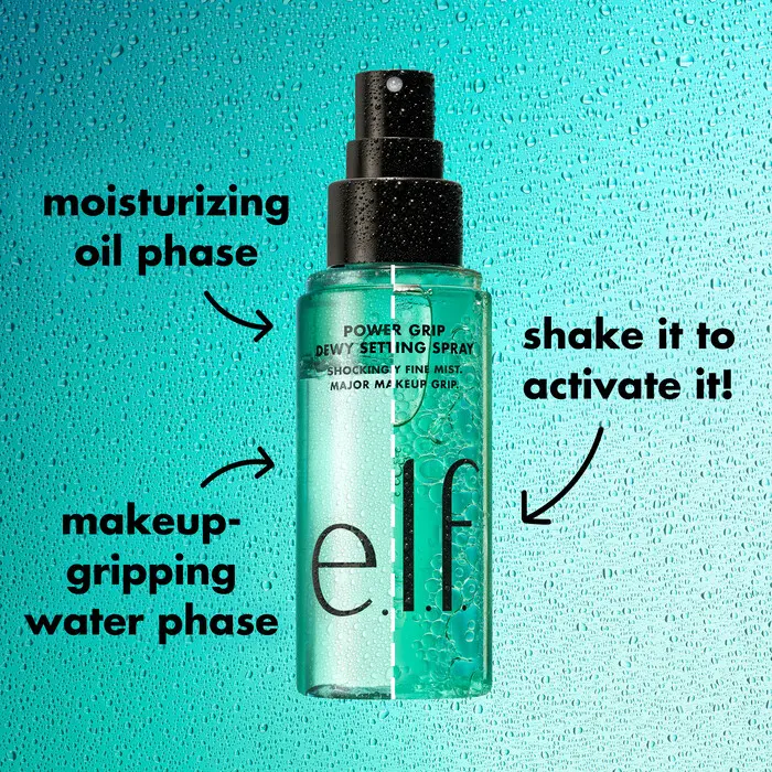 e.l.f. Power Grip Dewy Setting Spray, Long-Lasting Formula, Grips Makeup For A Hydrated, Dewy Finish, Vegan & Cruelty-Free 2