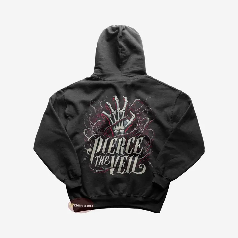 Pierce The Veil Hoodie - Caraphernelia - Pierce The Veil Merch - Unisex Rock Hoodie - Gift for Post-Hardcore Lovers - Premium Music Apparel Cotton Womenswear 0
