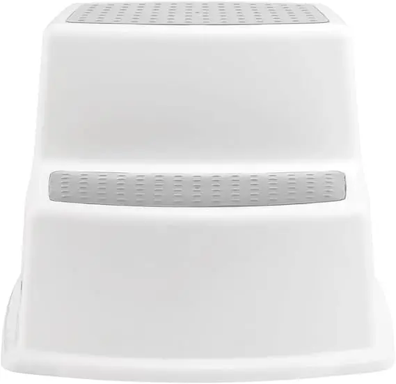 Stool for Kids, Non-Slip 2 Step Stool for Toddlers with Built-in Handles, Step Stool for Potty Training, Bathroom and Kitchen, Sturdy and Practical Design 1