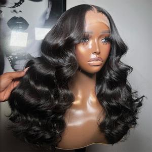 Bling Hair Body Wave Transparent Lace Front Human Hair Wigs For Women 13x6 Pre Plucked Natural Hairline 13x4 Lace Frontal Wig Bleach Knots