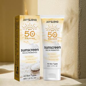 Rice Sunscreen, Moisturizing Sunscreen, Non-greasy Sun Care Product for Face & Body, Sunscreen for Outdoor Activities