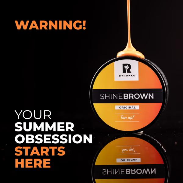 Product Introduction of BYROKKO Shine Brown Tanning Accelerator 210ml -Fast , Bronzing Sunbed & Outdoor Cream with Natural Oils for , Hydrating Formula self tanner instant   sun  bed ultra   fake tan dark gel intensive golden carrot glow gradual Body Care 15