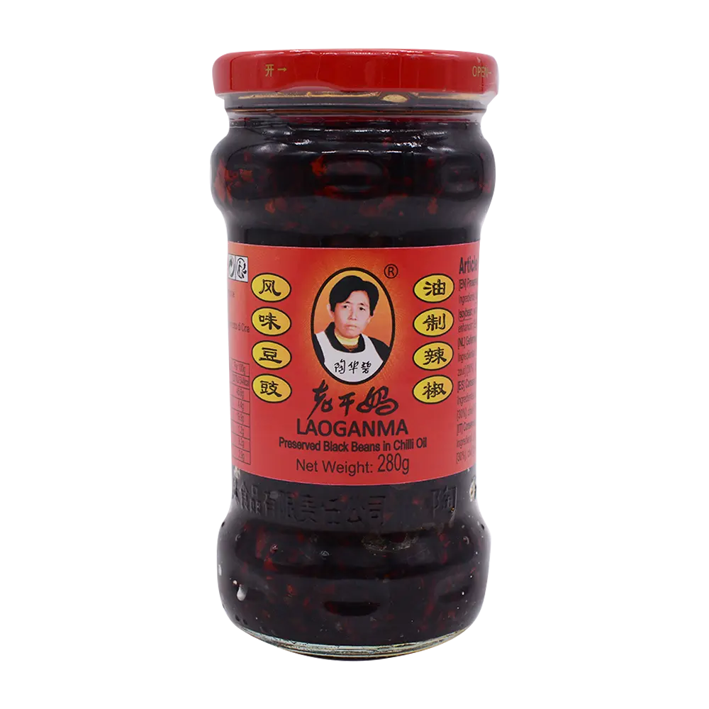 LAO GAN MA Preserved Black Beans in Chilli Oil 280g (TikTok)