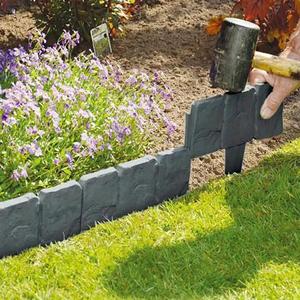 Garden Landscape Edge Border, Plastic Fence Edging for Garden Lawn, Easy To Install Outdoor Vegetable Garden Lawn Landscape Fence Decoration, Yard, Decorative Garden Fences, Garden Accessories