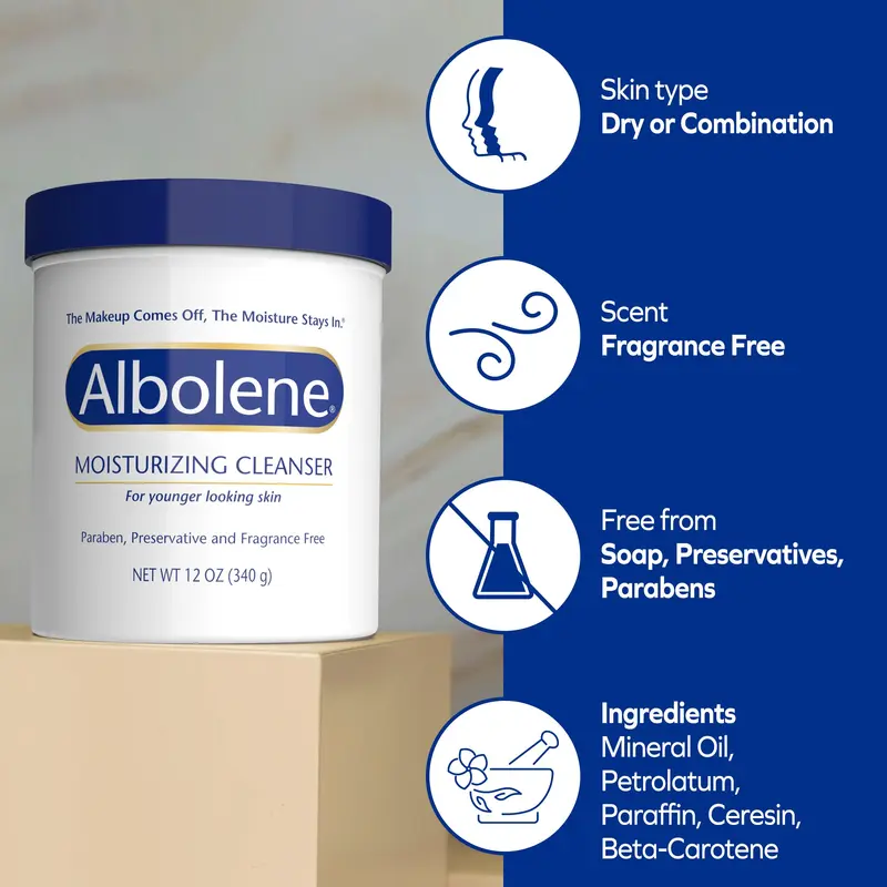 ALBOLENE MOIST CLEANSER UNSCEN 350ml 2