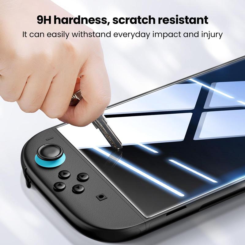 2 Pack for 2025 Nintendo Switch 2 Screen Protector, Tempered Glass Easy Installation/Anti-Scratch/High Definition/9H Hardness for 2025 Nintendo Switch 2 2