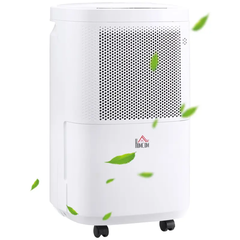 HOMCOM 10L/Day WiFi Smart Dehumidifier - Portable & Quiet Air Dehumidifier (2.2L Tank) 1