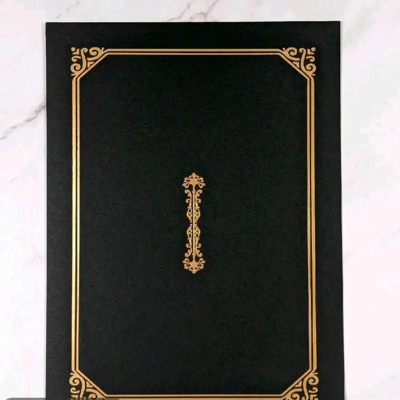Luxury Nikah Certificate | Hamered texture card | Wedding certificate | Nikah Nama | A4 size 6