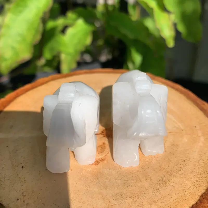 White Jade Elephant 1