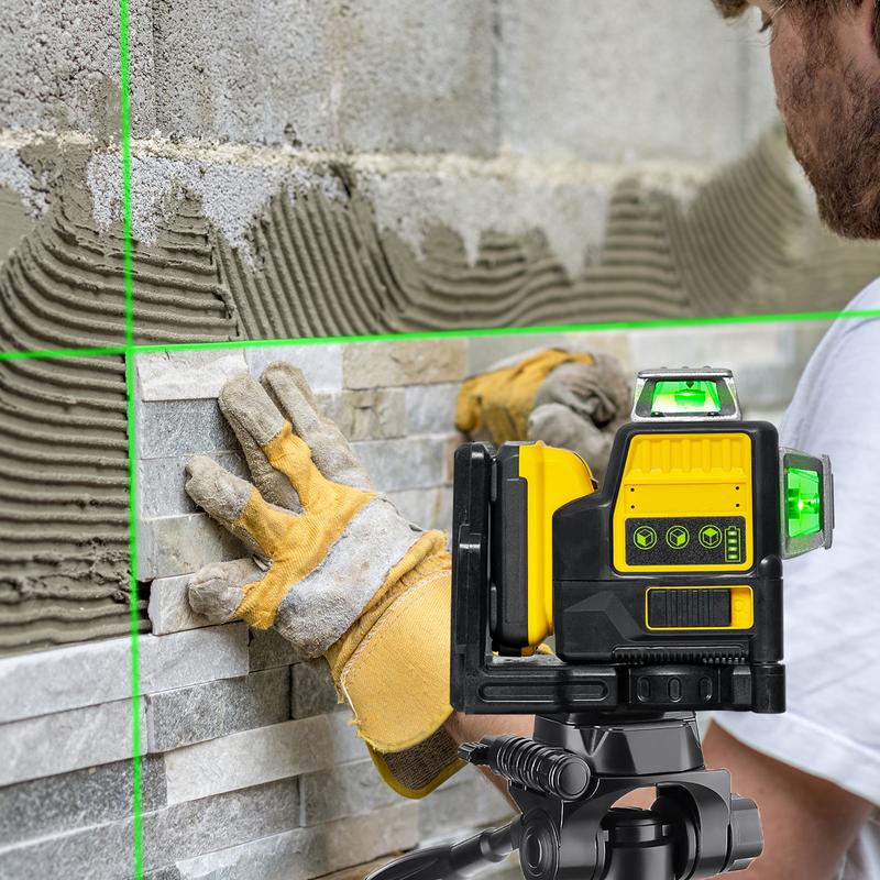 12 Lines 3 Sides 360 Â° Vertical Laser Level with Green Light 1