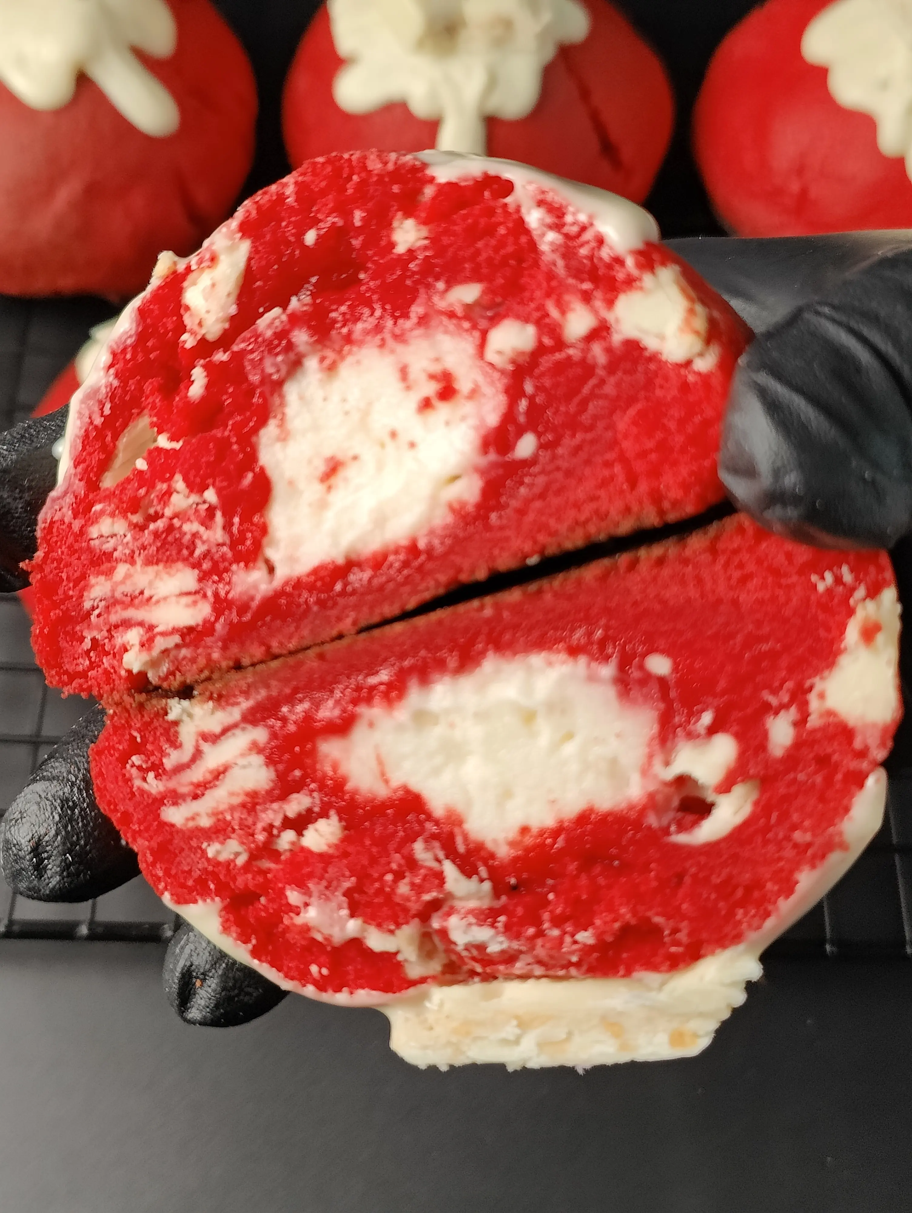 NY Cookies Red Velvet and cheesecake  - Delicious Snack for Anytime