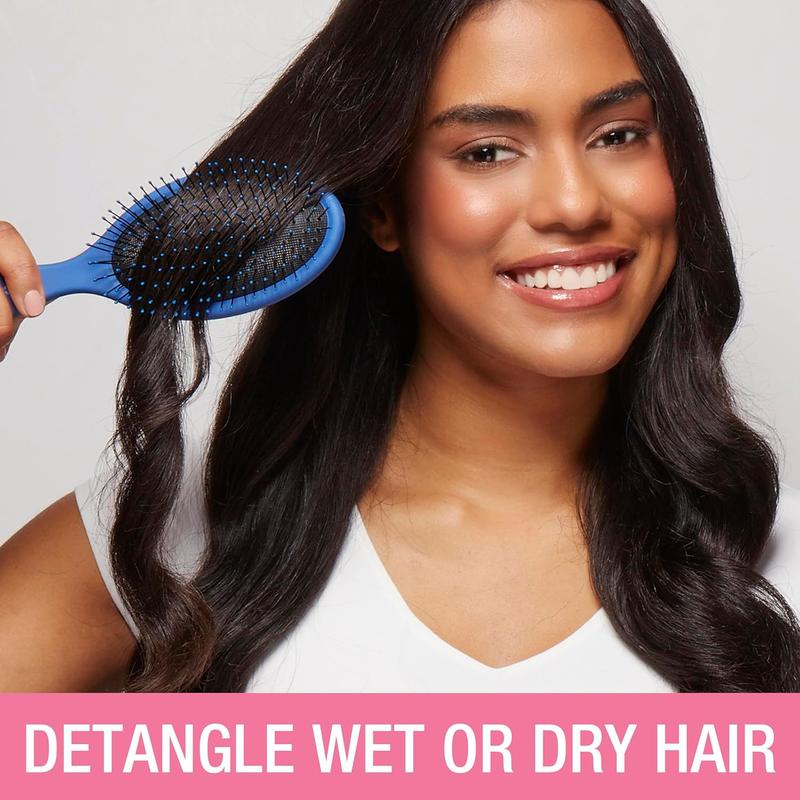 Conair Detangling Hair Brush 3PK – For Wet & Dry Hair  Ideal for All Hair Types (Blue, Pink, Gray) 2