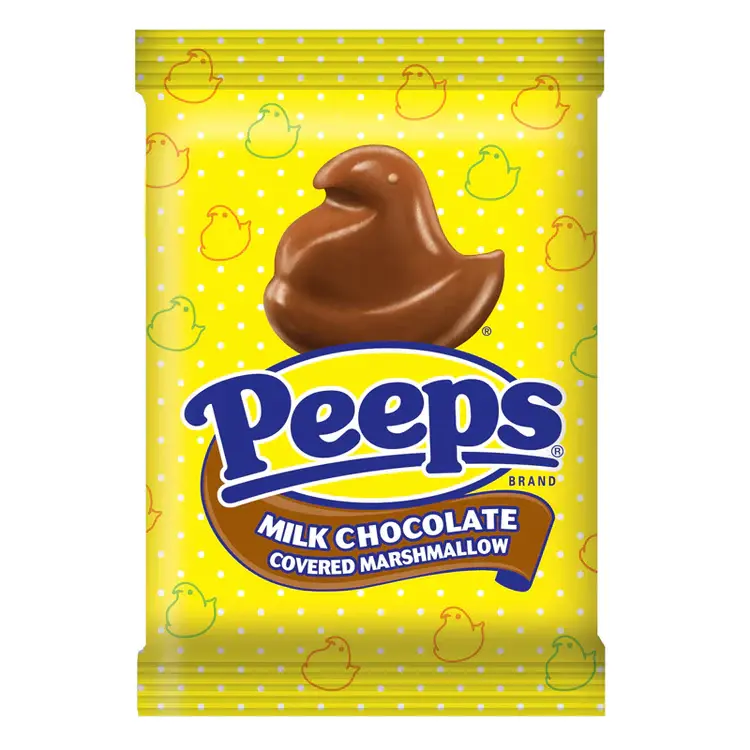 Peeps Milk Chocolate Covered Marshmallow Chick 28g