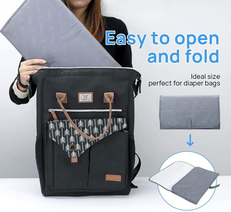 Foldable Travel Changing Mat Portable Baby Change Mat, Grey 3