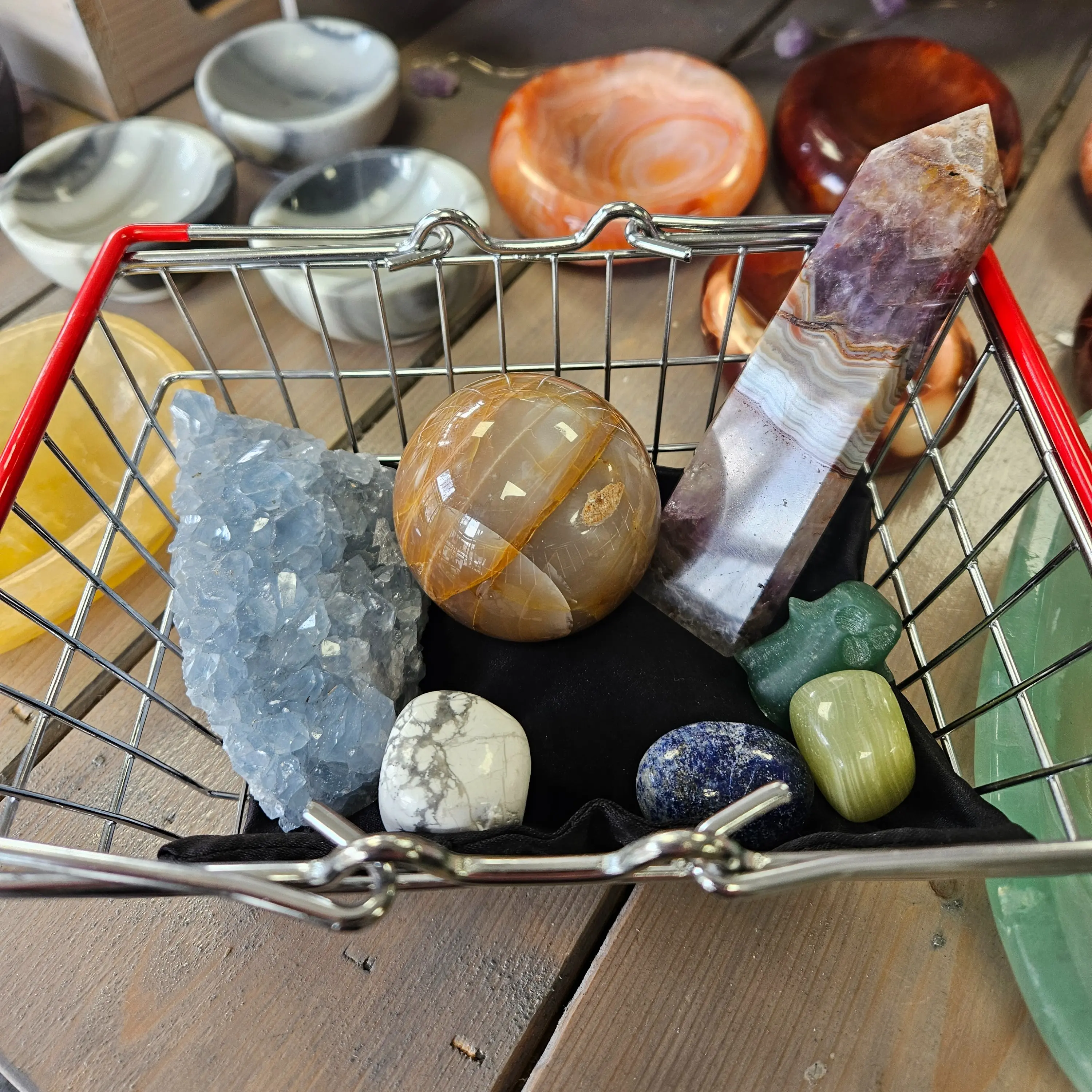 Wicklow Witch Crystal Live Sale 'B' Baskets with Secure Payment & UK Shipping