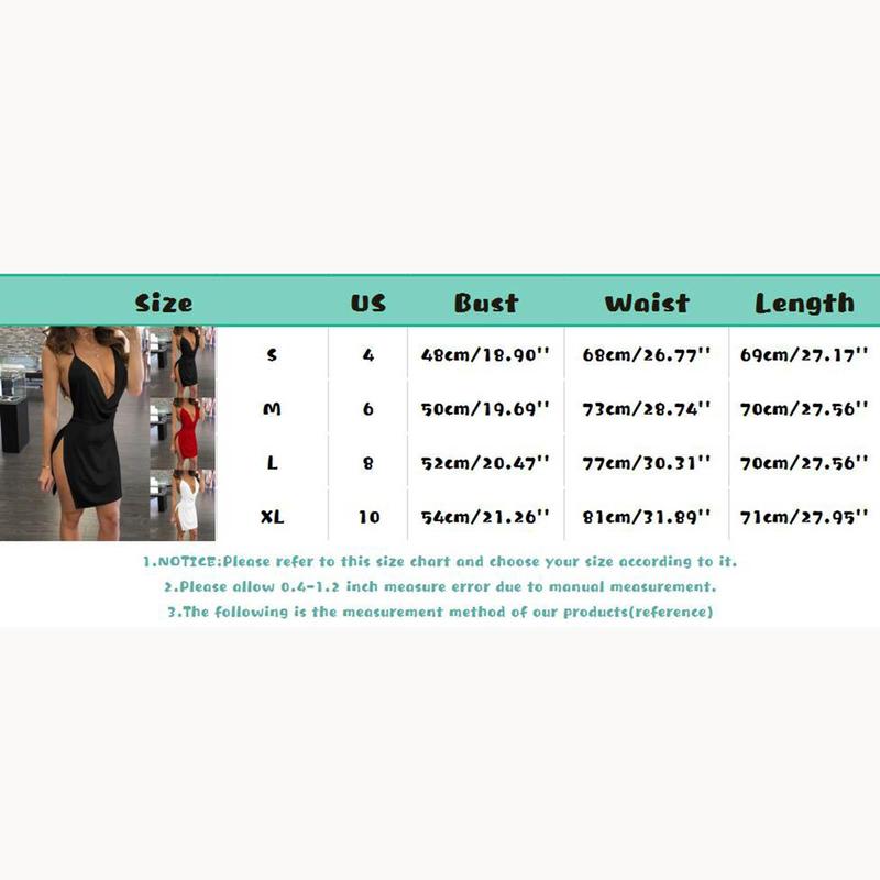 Product Introduction of Women V Neck Sexy Slim Dress Backless Solid Sleeveless Sexy Mini Short Dress Evening Party Robe Pretty Prom Female Luxury 4