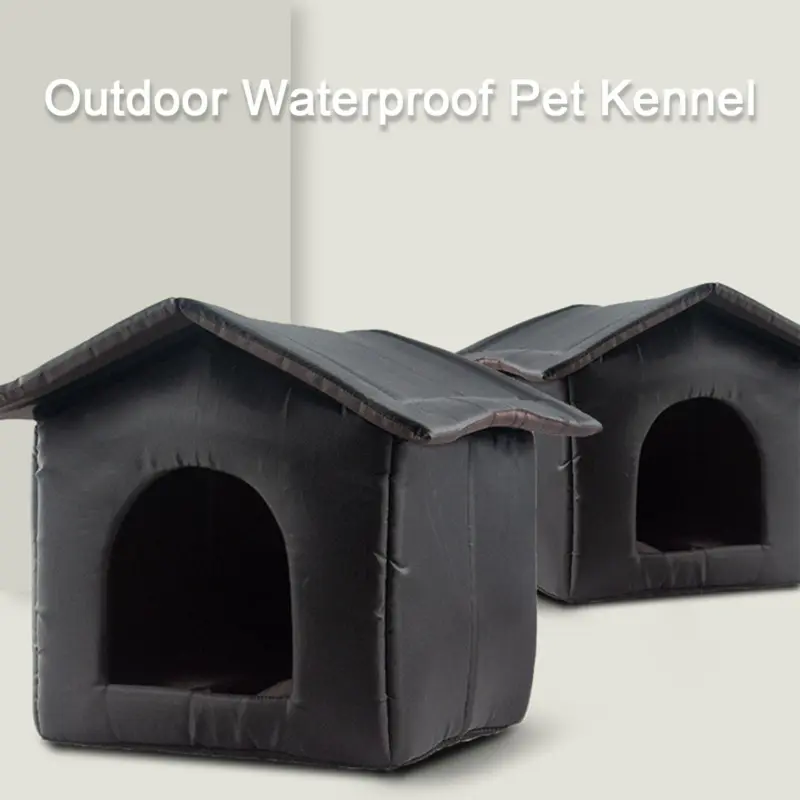 [2-3 day arrival]Outdoor Cat House Waterproof Breathable Pet Bed Dog Kennel Stray Cats Shelter UK 3
