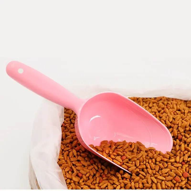 Multi-Color Pet Plastic Feeding Shovel Cat Food Spoon Dog Large Capacity Food Feeder Pet Accessories Product 4