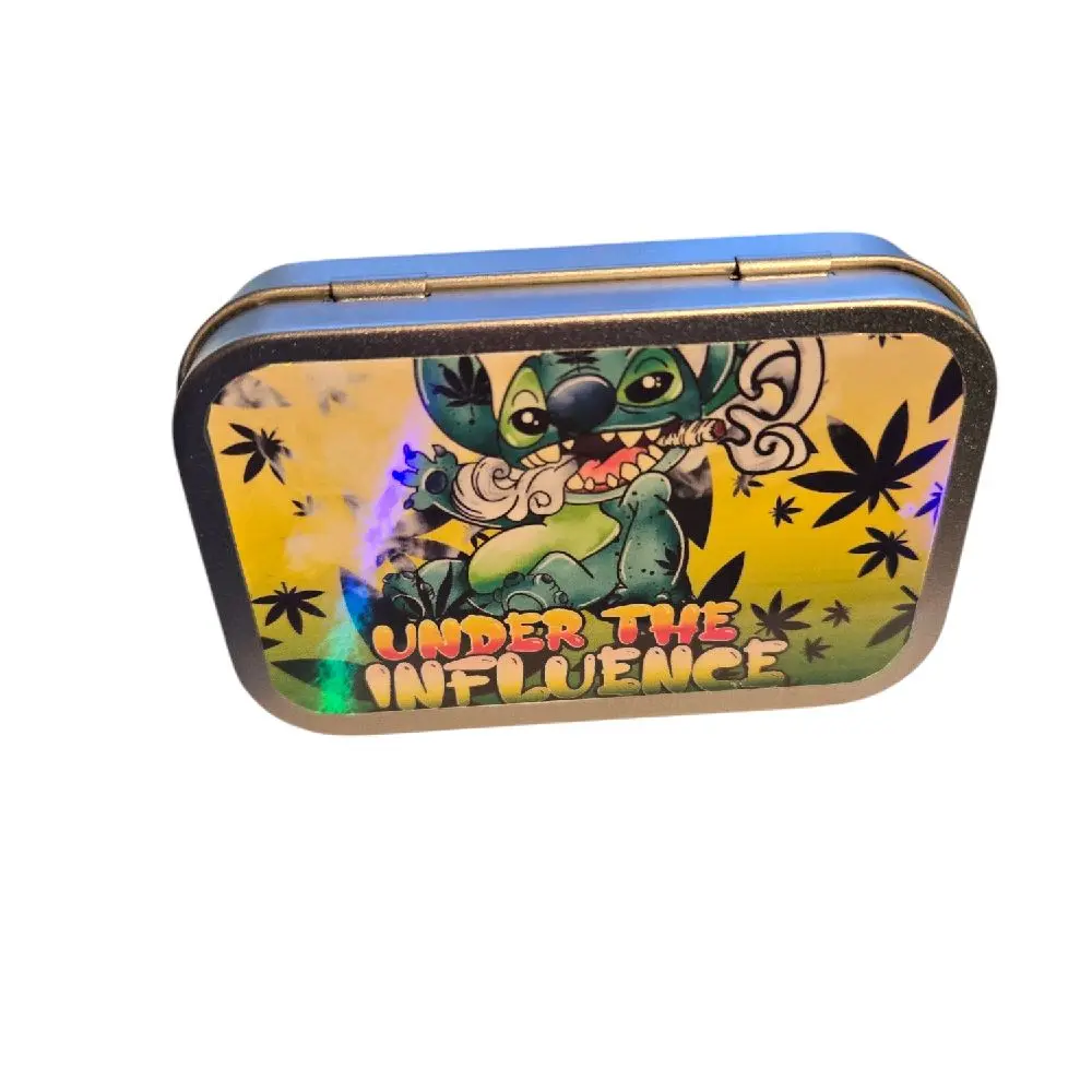 1oz Hinged Metal Tin - Perfect for Storage and Organization - Bottles, Canister
