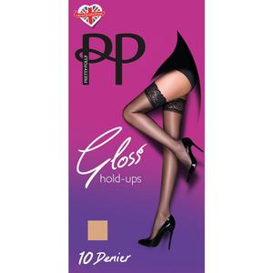 Pretty Polly Everyday Plus 10 Denier Gloss Hold Ups - Nude