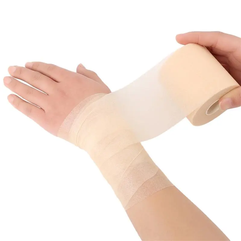 Foam Bandage Elbow Knee Pads Film Foam Underwrap Sports Pre-Wrap For Athletic Tape Sponge Skin Film Self-Adhesive Elastic 4