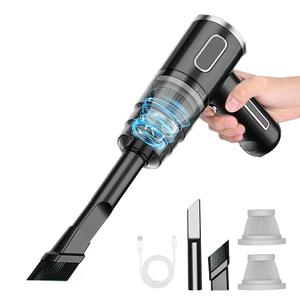 Wireless Handheld Car Vacuum Cleaner, Rechargeable Car Vacuum Cleaner, Super Suction Powerful Mini Vacuum Cleaner with Dual Filter for Car Home Office