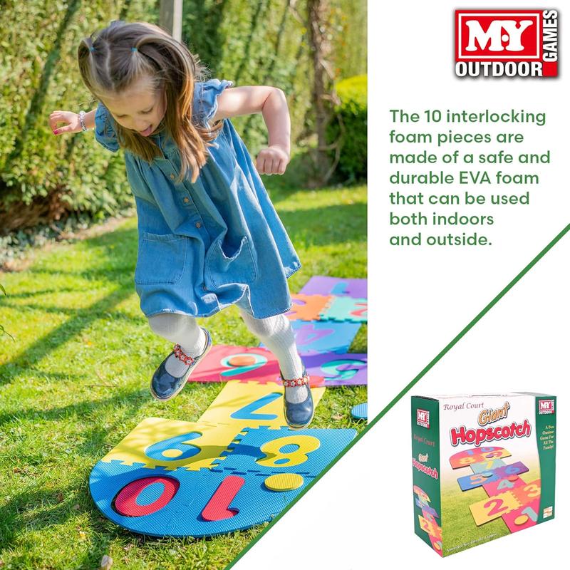 Foam Hopscotch Garden Game- Outdoor Game for Kids 4