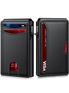 Summer 2024 Men's Rfid Blocking Card Holder, Business Style Plain Color  Multi-card Slot Metal Card Holder, Anti-theft Credit Card Case for Men for Daily Use