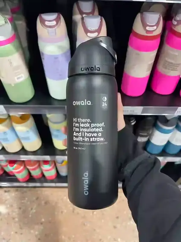 Owala Freesip Insulated Stainless Steel Water Bottle With Straw for Sports, Travel, and School Bpa-Free Sports Water Bottle, 32 Oz, Dreamy Field 7