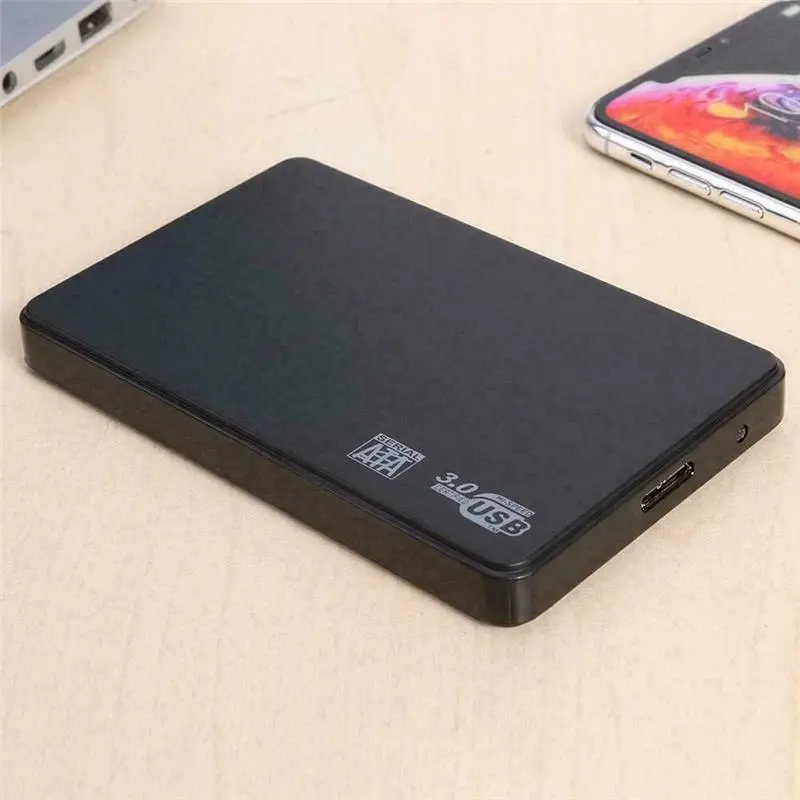 2.5" Hard Drive Enclosure SATA HDD/SSD Caddy Case To USB 3.0 For LAPTOP DVR External Black Enclosure Box 5