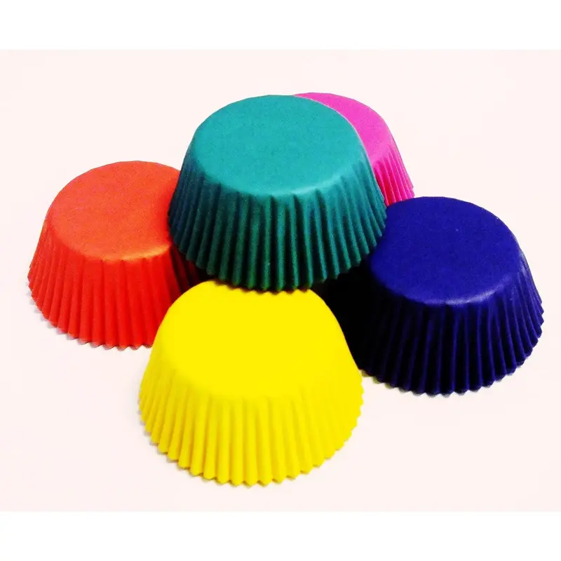 Carnival paper baking cases for cupcakes, mini size, pack of 100, 4.5x4.5x2 cm Aluminium Bakeware 2