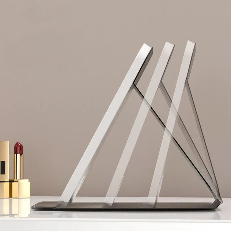 Portable Led Light Makeup Mirror, Rechargeable Desktop Electric Mirror, Foldable Makeup Mirror For Home, Dormitory, Bedroom, Living Room, For Gift, Decor 7